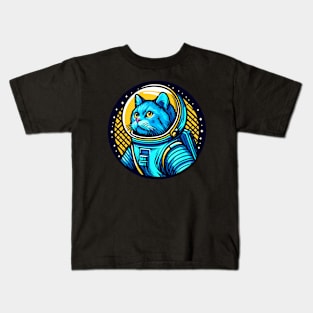 Astronaut cat Kids T-Shirt